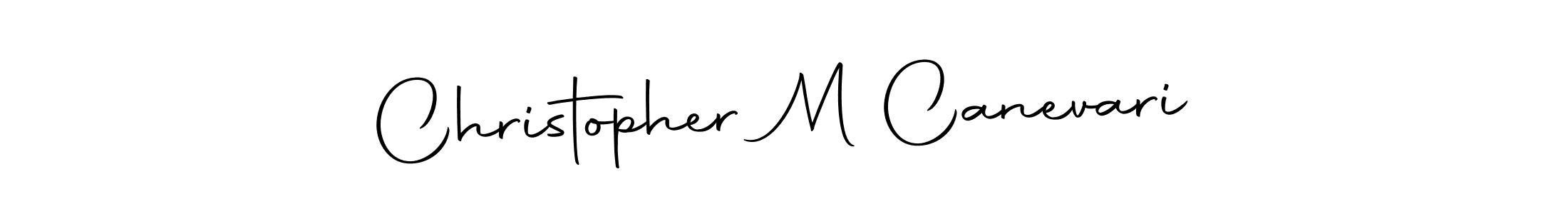 Also we have Christopher M Canevari name is the best signature style. Create professional handwritten signature collection using Autography-DOLnW autograph style. Christopher M Canevari signature style 10 images and pictures png