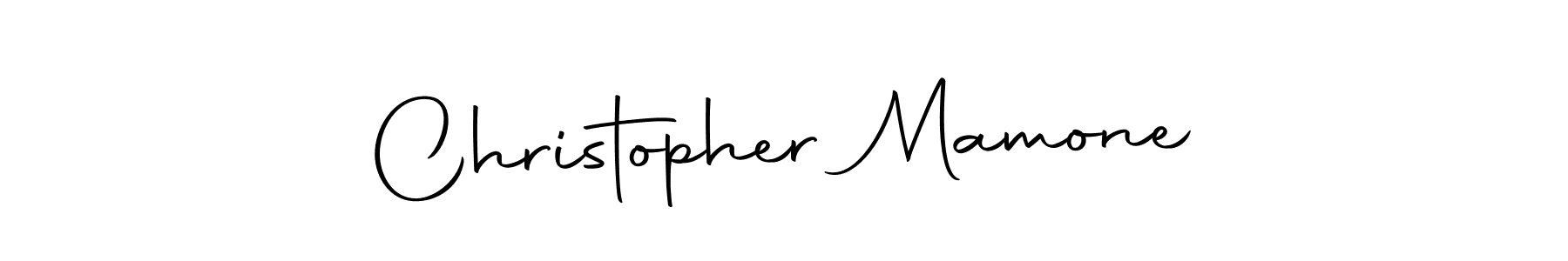 Make a short Christopher Mamone signature style. Manage your documents anywhere anytime using Autography-DOLnW. Create and add eSignatures, submit forms, share and send files easily. Christopher Mamone signature style 10 images and pictures png