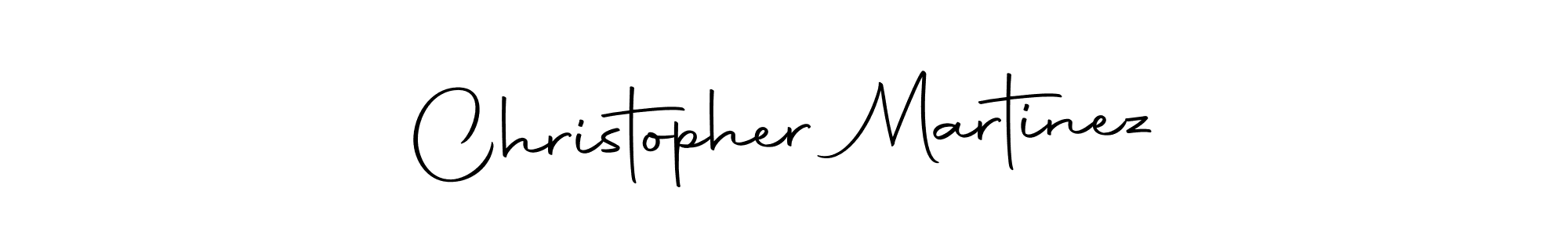 Design your own signature with our free online signature maker. With this signature software, you can create a handwritten (Autography-DOLnW) signature for name Christopher Martinez. Christopher Martinez signature style 10 images and pictures png