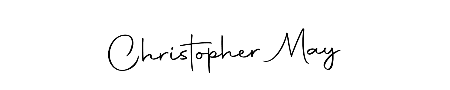 Make a beautiful signature design for name Christopher May. With this signature (Autography-DOLnW) style, you can create a handwritten signature for free. Christopher May signature style 10 images and pictures png