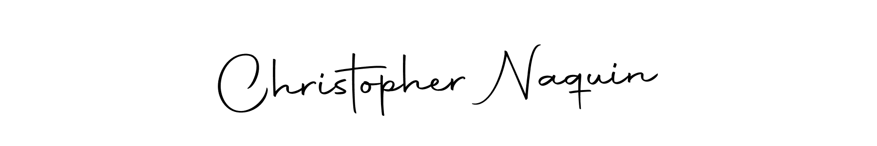 Make a beautiful signature design for name Christopher Naquin. With this signature (Autography-DOLnW) style, you can create a handwritten signature for free. Christopher Naquin signature style 10 images and pictures png