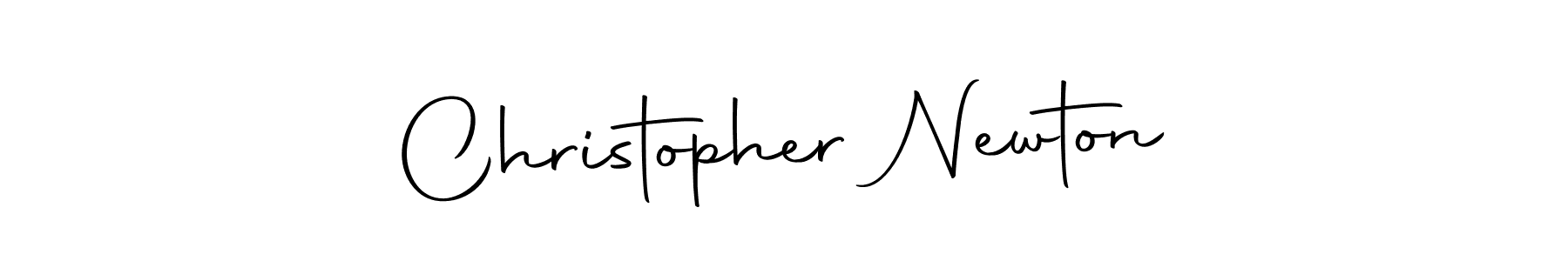 Design your own signature with our free online signature maker. With this signature software, you can create a handwritten (Autography-DOLnW) signature for name Christopher Newton. Christopher Newton signature style 10 images and pictures png