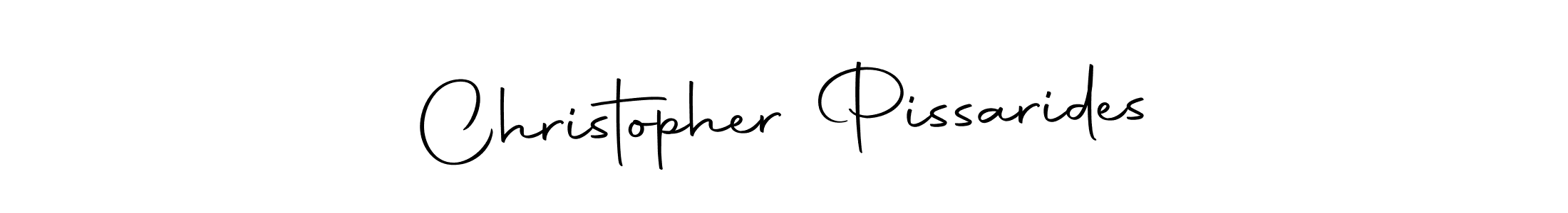 Christopher Pissarides stylish signature style. Best Handwritten Sign (Autography-DOLnW) for my name. Handwritten Signature Collection Ideas for my name Christopher Pissarides. Christopher Pissarides signature style 10 images and pictures png