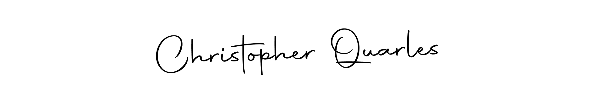 Design your own signature with our free online signature maker. With this signature software, you can create a handwritten (Autography-DOLnW) signature for name Christopher Quarles. Christopher Quarles signature style 10 images and pictures png