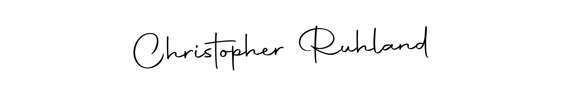 Make a beautiful signature design for name Christopher Ruhland. With this signature (Autography-DOLnW) style, you can create a handwritten signature for free. Christopher Ruhland signature style 10 images and pictures png