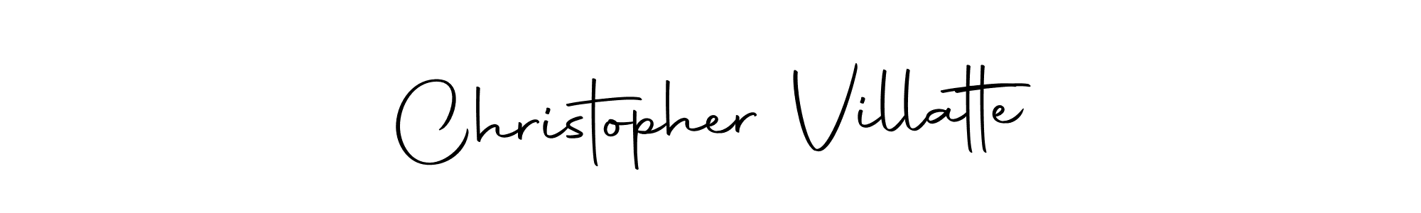 Also we have Christopher Villatte name is the best signature style. Create professional handwritten signature collection using Autography-DOLnW autograph style. Christopher Villatte signature style 10 images and pictures png