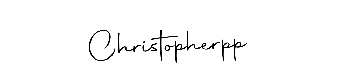 How to make Christopherpp signature? Autography-DOLnW is a professional autograph style. Create handwritten signature for Christopherpp name. Christopherpp signature style 10 images and pictures png