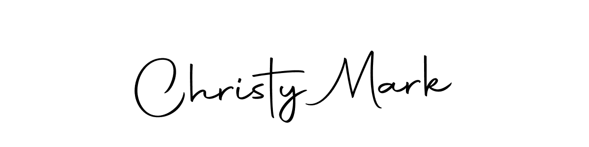 Use a signature maker to create a handwritten signature online. With this signature software, you can design (Autography-DOLnW) your own signature for name Christy Mark. Christy Mark signature style 10 images and pictures png