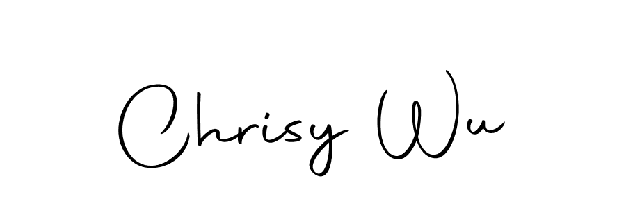 Chrisy Wu stylish signature style. Best Handwritten Sign (Autography-DOLnW) for my name. Handwritten Signature Collection Ideas for my name Chrisy Wu. Chrisy Wu signature style 10 images and pictures png