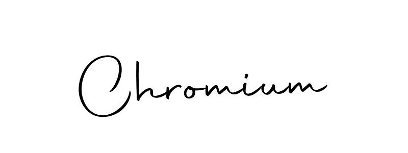 Design your own signature with our free online signature maker. With this signature software, you can create a handwritten (Autography-DOLnW) signature for name Chromium. Chromium signature style 10 images and pictures png