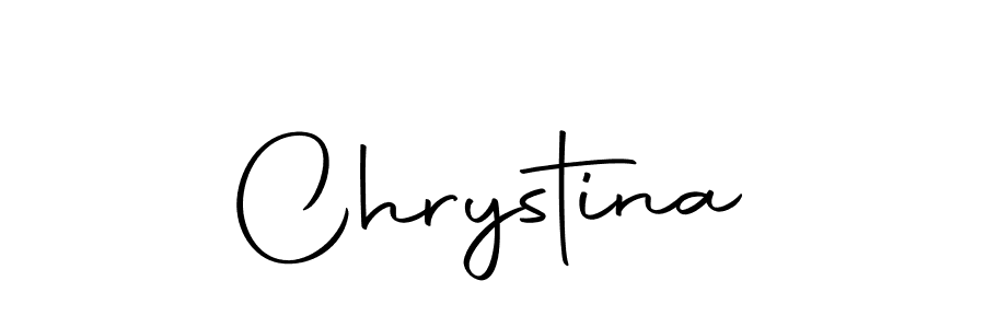 How to make Chrystina name signature. Use Autography-DOLnW style for creating short signs online. This is the latest handwritten sign. Chrystina signature style 10 images and pictures png
