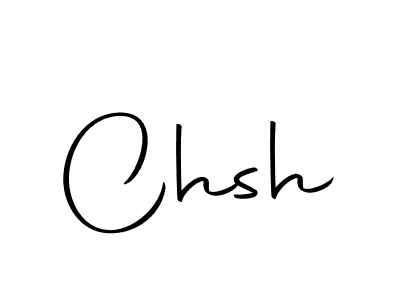 Design your own signature with our free online signature maker. With this signature software, you can create a handwritten (Autography-DOLnW) signature for name Chsh. Chsh signature style 10 images and pictures png