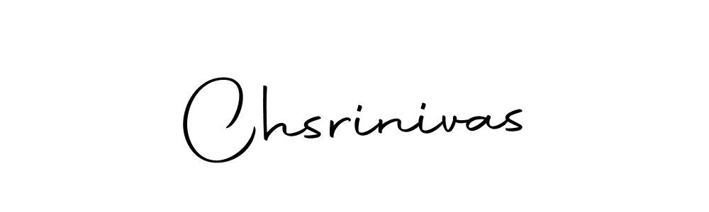 Create a beautiful signature design for name Chsrinivas. With this signature (Autography-DOLnW) fonts, you can make a handwritten signature for free. Chsrinivas signature style 10 images and pictures png