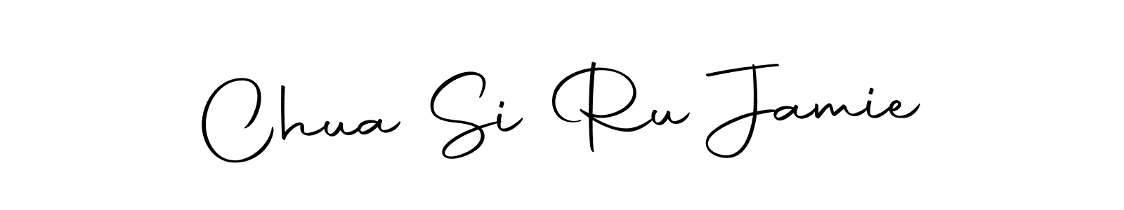 Design your own signature with our free online signature maker. With this signature software, you can create a handwritten (Autography-DOLnW) signature for name Chua Si Ru Jamie. Chua Si Ru Jamie signature style 10 images and pictures png