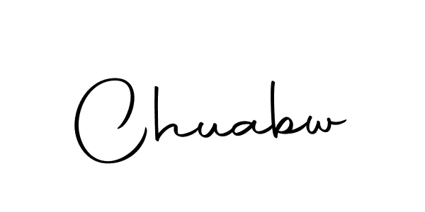 How to make Chuabw signature? Autography-DOLnW is a professional autograph style. Create handwritten signature for Chuabw name. Chuabw signature style 10 images and pictures png