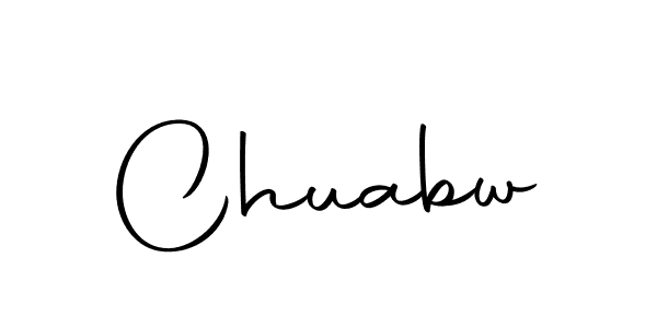 How to make Chuabw signature? Autography-DOLnW is a professional autograph style. Create handwritten signature for Chuabw name. Chuabw signature style 10 images and pictures png