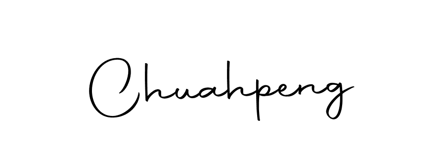 The best way (Autography-DOLnW) to make a short signature is to pick only two or three words in your name. The name Chuahpeng include a total of six letters. For converting this name. Chuahpeng signature style 10 images and pictures png