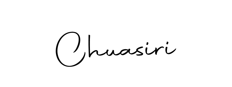 Use a signature maker to create a handwritten signature online. With this signature software, you can design (Autography-DOLnW) your own signature for name Chuasiri. Chuasiri signature style 10 images and pictures png