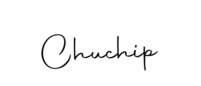 Design your own signature with our free online signature maker. With this signature software, you can create a handwritten (Autography-DOLnW) signature for name Chuchip. Chuchip signature style 10 images and pictures png