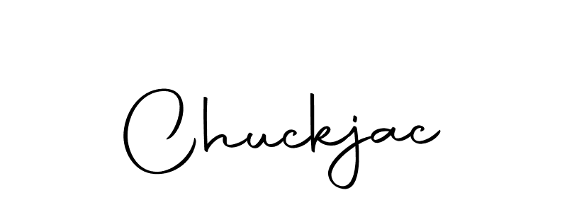 You should practise on your own different ways (Autography-DOLnW) to write your name (Chuckjac) in signature. don't let someone else do it for you. Chuckjac signature style 10 images and pictures png