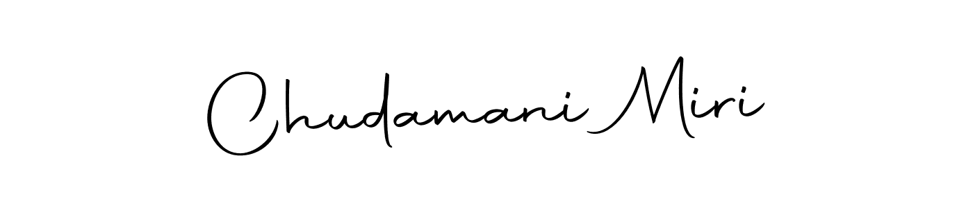 Chudamani Miri stylish signature style. Best Handwritten Sign (Autography-DOLnW) for my name. Handwritten Signature Collection Ideas for my name Chudamani Miri. Chudamani Miri signature style 10 images and pictures png