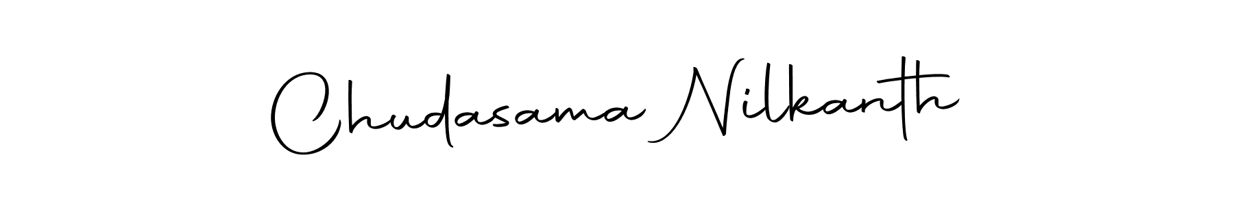 The best way (Autography-DOLnW) to make a short signature is to pick only two or three words in your name. The name Chudasama Nilkanth include a total of six letters. For converting this name. Chudasama Nilkanth signature style 10 images and pictures png