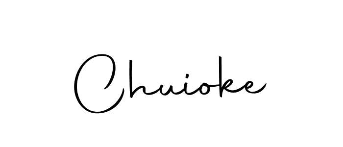 Create a beautiful signature design for name Chuioke. With this signature (Autography-DOLnW) fonts, you can make a handwritten signature for free. Chuioke signature style 10 images and pictures png