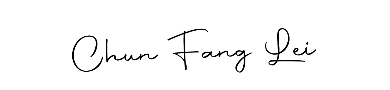 Autography-DOLnW is a professional signature style that is perfect for those who want to add a touch of class to their signature. It is also a great choice for those who want to make their signature more unique. Get Chun Fang Lei name to fancy signature for free. Chun Fang Lei signature style 10 images and pictures png