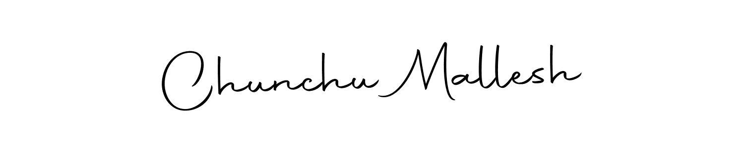 Chunchu Mallesh stylish signature style. Best Handwritten Sign (Autography-DOLnW) for my name. Handwritten Signature Collection Ideas for my name Chunchu Mallesh. Chunchu Mallesh signature style 10 images and pictures png