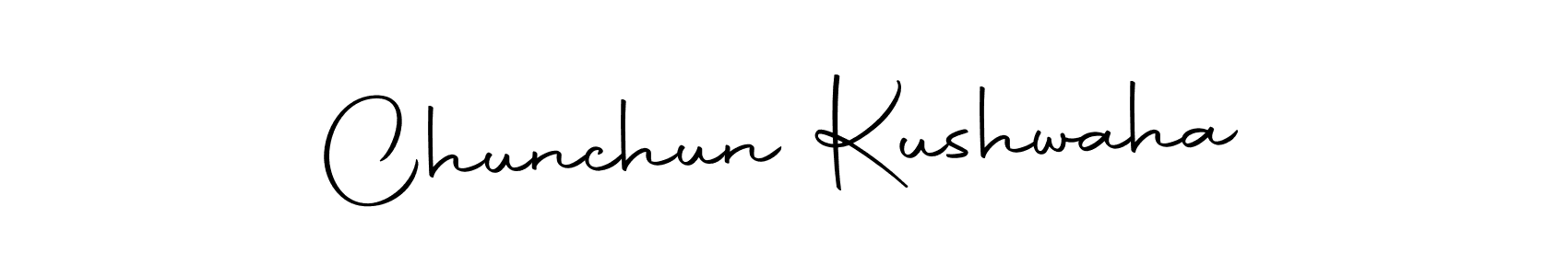 You can use this online signature creator to create a handwritten signature for the name Chunchun Kushwaha. This is the best online autograph maker. Chunchun Kushwaha signature style 10 images and pictures png