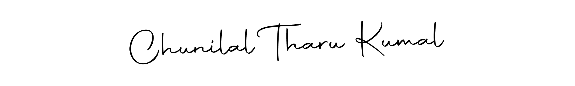 Create a beautiful signature design for name Chunilal Tharu Kumal. With this signature (Autography-DOLnW) fonts, you can make a handwritten signature for free. Chunilal Tharu Kumal signature style 10 images and pictures png