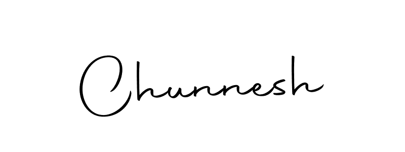 Chunnesh stylish signature style. Best Handwritten Sign (Autography-DOLnW) for my name. Handwritten Signature Collection Ideas for my name Chunnesh. Chunnesh signature style 10 images and pictures png