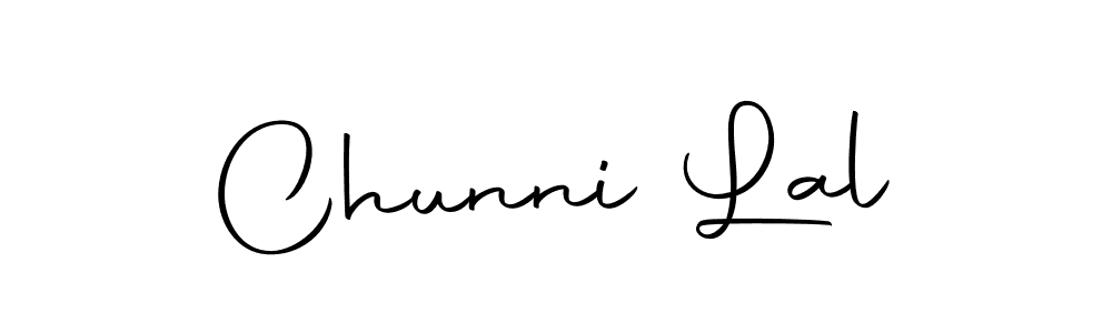 You should practise on your own different ways (Autography-DOLnW) to write your name (Chunni Lal) in signature. don't let someone else do it for you. Chunni Lal signature style 10 images and pictures png