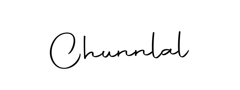 Design your own signature with our free online signature maker. With this signature software, you can create a handwritten (Autography-DOLnW) signature for name Chunnlal. Chunnlal signature style 10 images and pictures png