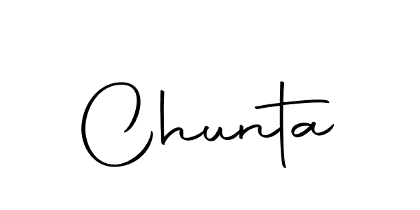 Make a beautiful signature design for name Chunta. Use this online signature maker to create a handwritten signature for free. Chunta signature style 10 images and pictures png