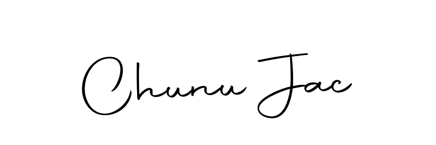 Use a signature maker to create a handwritten signature online. With this signature software, you can design (Autography-DOLnW) your own signature for name Chunu Jac. Chunu Jac signature style 10 images and pictures png