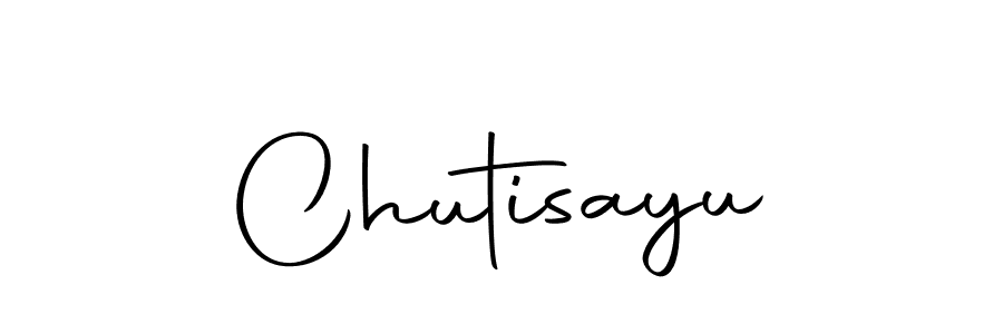 Design your own signature with our free online signature maker. With this signature software, you can create a handwritten (Autography-DOLnW) signature for name Chutisayu. Chutisayu signature style 10 images and pictures png