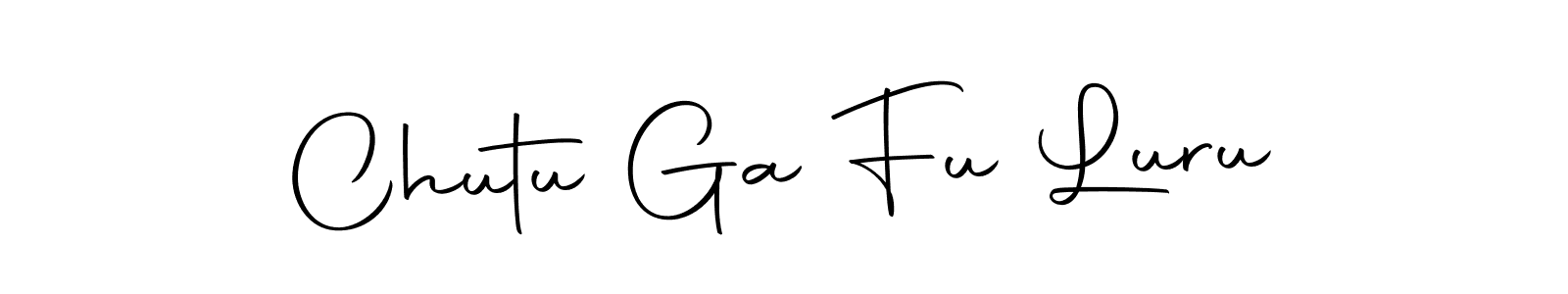 Design your own signature with our free online signature maker. With this signature software, you can create a handwritten (Autography-DOLnW) signature for name Chutu Ga Fu Luru. Chutu Ga Fu Luru signature style 10 images and pictures png