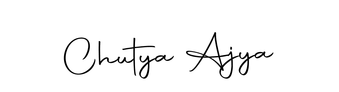 Make a beautiful signature design for name Chutya Ajya. With this signature (Autography-DOLnW) style, you can create a handwritten signature for free. Chutya Ajya signature style 10 images and pictures png