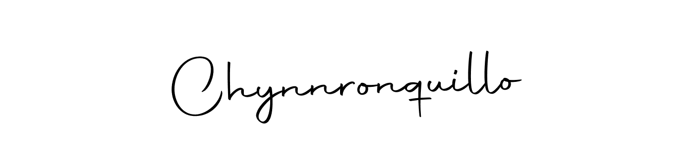 How to make Chynnronquillo name signature. Use Autography-DOLnW style for creating short signs online. This is the latest handwritten sign. Chynnronquillo signature style 10 images and pictures png