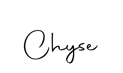 Design your own signature with our free online signature maker. With this signature software, you can create a handwritten (Autography-DOLnW) signature for name Chyse. Chyse signature style 10 images and pictures png