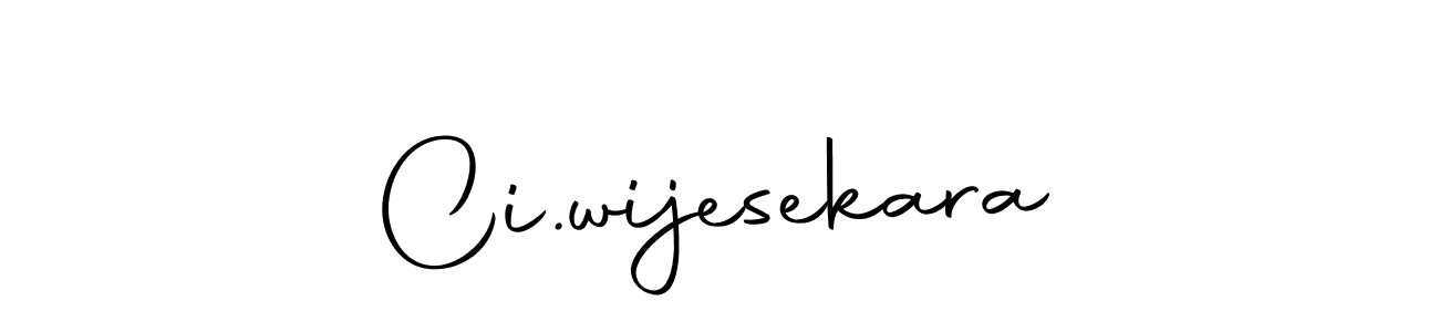 Make a beautiful signature design for name Ci.wijesekara. With this signature (Autography-DOLnW) style, you can create a handwritten signature for free. Ci.wijesekara signature style 10 images and pictures png