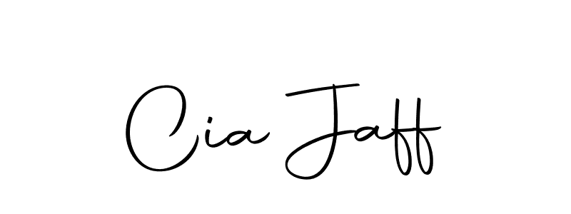 Create a beautiful signature design for name Cia Jaff. With this signature (Autography-DOLnW) fonts, you can make a handwritten signature for free. Cia Jaff signature style 10 images and pictures png