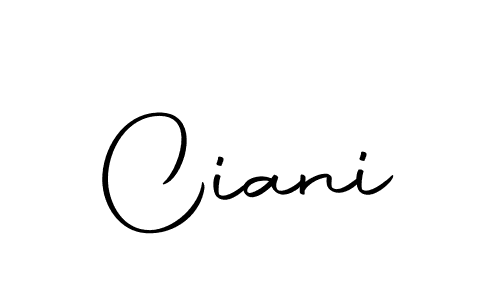 How to make Ciani name signature. Use Autography-DOLnW style for creating short signs online. This is the latest handwritten sign. Ciani signature style 10 images and pictures png