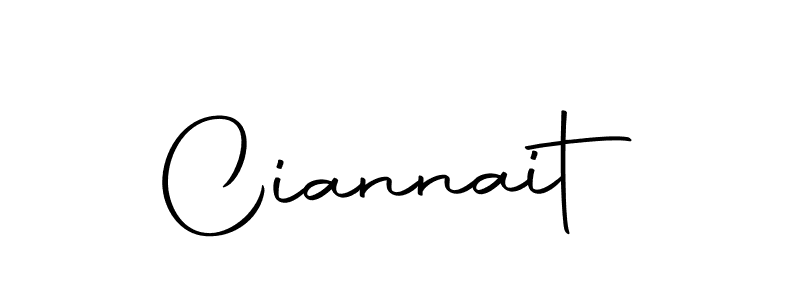How to make Ciannait name signature. Use Autography-DOLnW style for creating short signs online. This is the latest handwritten sign. Ciannait signature style 10 images and pictures png