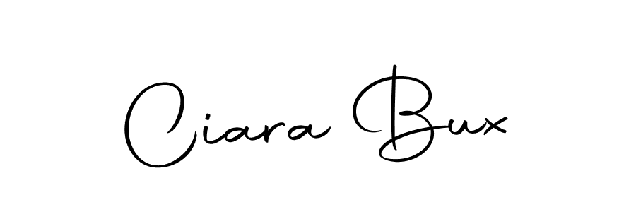 Make a beautiful signature design for name Ciara Bux. Use this online signature maker to create a handwritten signature for free. Ciara Bux signature style 10 images and pictures png