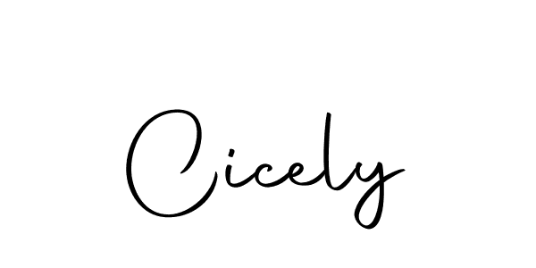if you are searching for the best signature style for your name Cicely. so please give up your signature search. here we have designed multiple signature styles  using Autography-DOLnW. Cicely signature style 10 images and pictures png