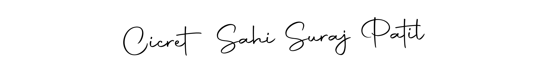 You can use this online signature creator to create a handwritten signature for the name Cicret Sahi Suraj Patil. This is the best online autograph maker. Cicret Sahi Suraj Patil signature style 10 images and pictures png