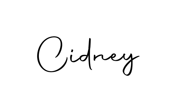 How to make Cidney name signature. Use Autography-DOLnW style for creating short signs online. This is the latest handwritten sign. Cidney signature style 10 images and pictures png