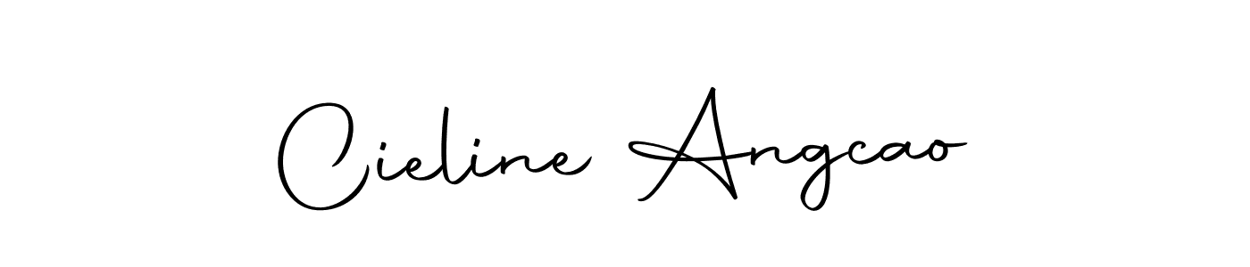 Make a beautiful signature design for name Cieline Angcao. With this signature (Autography-DOLnW) style, you can create a handwritten signature for free. Cieline Angcao signature style 10 images and pictures png